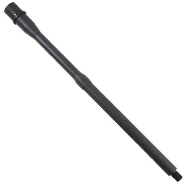 Black AR-15 16 barrel, 5.56 NATO, precision-made with matte finish, ideal for tactical use.