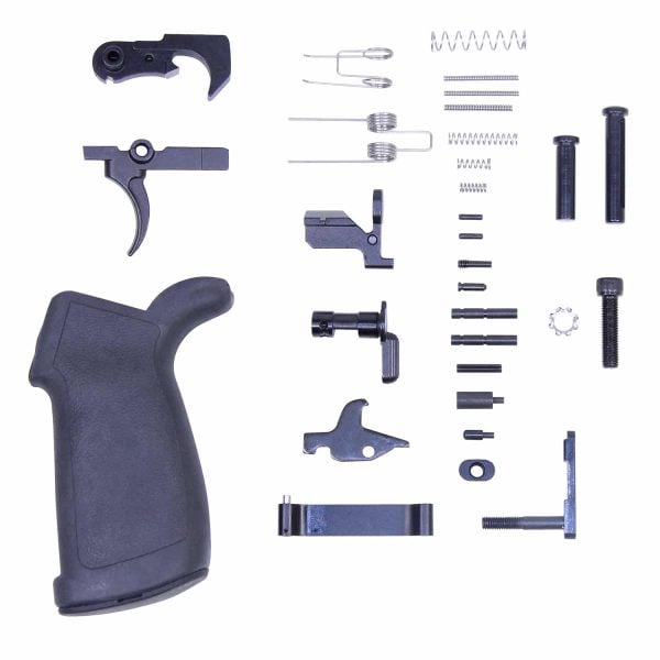 308 Lower parts kit with rubber grip complete
