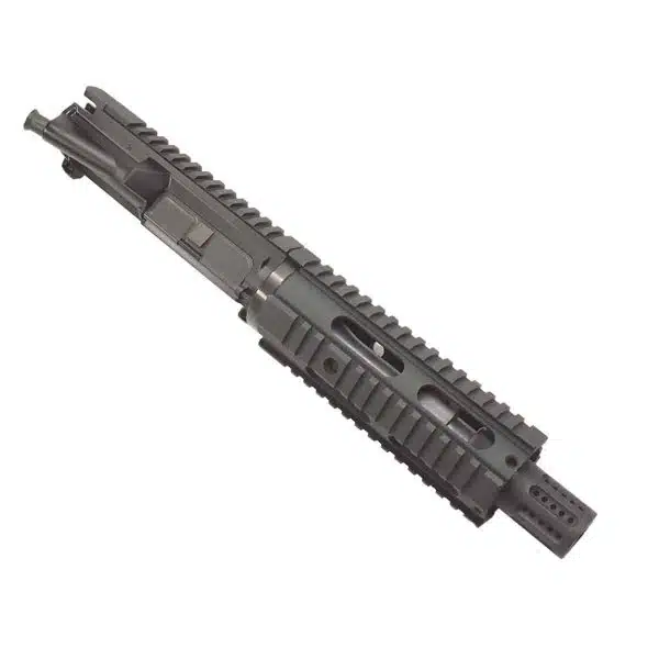 AR-15 Pistol 5.56 Upper with Carbine Quad Rail & Muzzle Ports