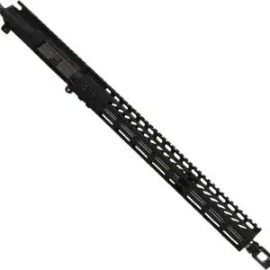 Sleek black AR-15 upper receiver with M-LOK handguard for tactical and sporting customization.