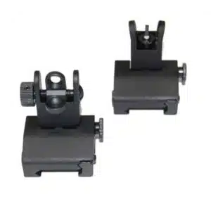 AR-15 Spring Assisted Low Profile Flip Up Sight Set