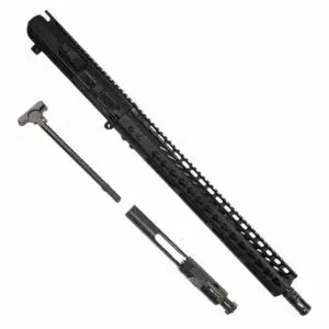 AR LR308 Complete Upper Receiver with 16 inch Barrel and 15 inch Slim Profile KeyMod or M-LOK Handguard