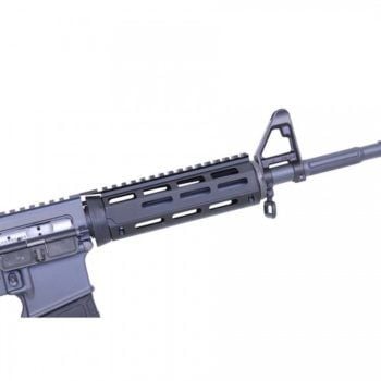 AR-15 2 Piece Drop in Aluminum M-LOK Carbine Handguard in Black