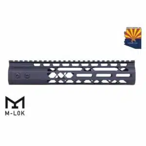 AR-15 10" M-LOK Diamond Series Free Float Handguard In Black