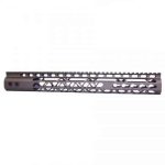 AR-15 15 inch KeyMod Diamond Series Handguard in Burnt Bronze