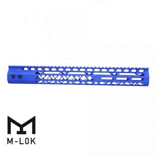 AR15 Diamond Series 15" M-LOK Free Float Handguard In Blue