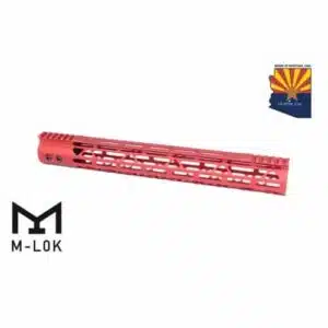 AR-15 15" Mod Lite Series M-LOK Handguard Red