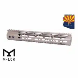 AR-15 12" Mod Lite Free Float M-LOK Handguard In FDE