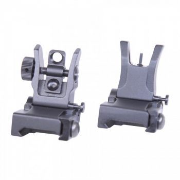 AR-15 Sights | Spring loaded Flip Up | Back Up Iron Sights