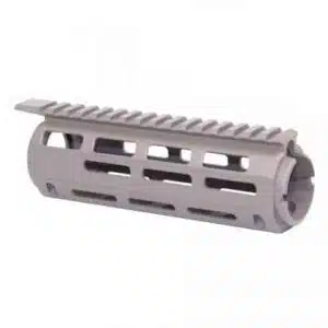 AR-15 2 Piece Drop in Aluminum M-LOK Carbine Handguard Replacement in OD Green in Flat Dark Earth FDE