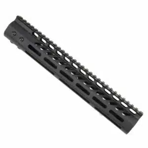 AR-15 M-LOK 12" Free Float Light Weight Handguard In Black