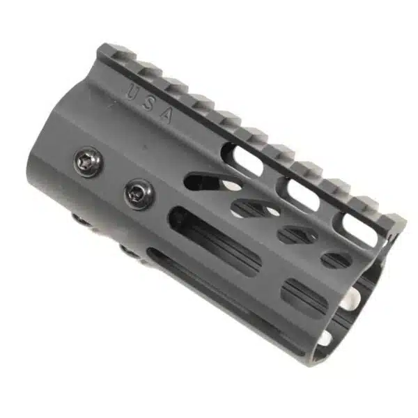 AR-15 M-Lok 4" Pistol Free Float Ultra Light USA Made Rail System