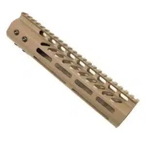 AR-15 M-Lok 9 inch Mid-Length Free Float Rail System IN FDE