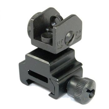 AR-15 A2 Flip Back Up Iron Sights in Aluminum and Steel