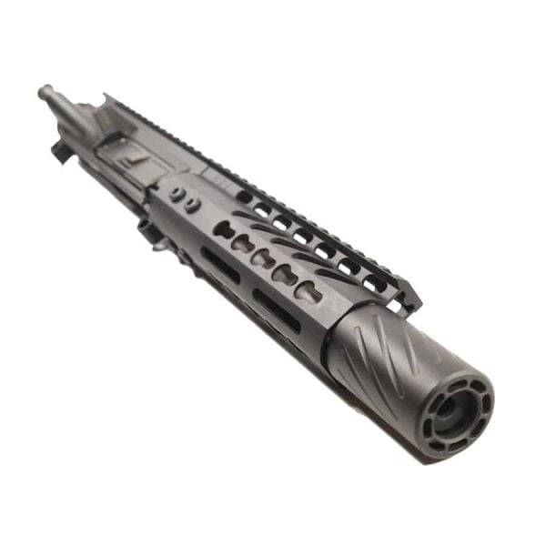 AR-15 Pistol Upper 5.56 7 inch KeyMod Slim Profile with MCBS FRONT SHOT