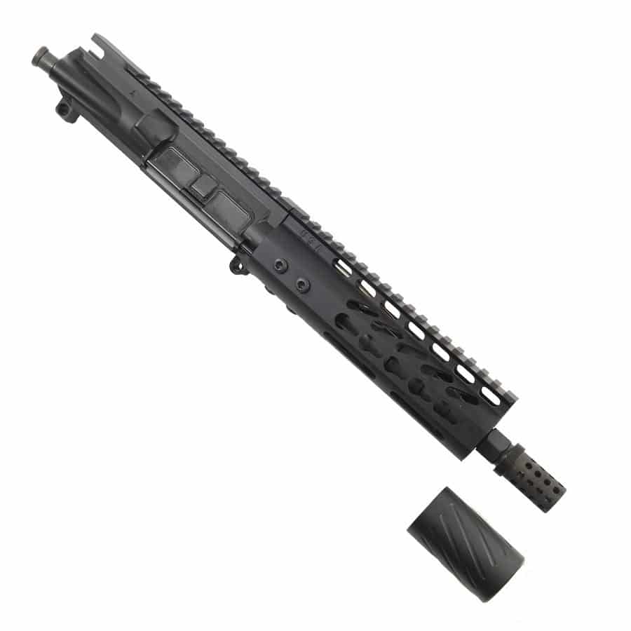 AR-15 Pistol Upper 5.56 7 inch KeyMod Slim Profile with MCBS