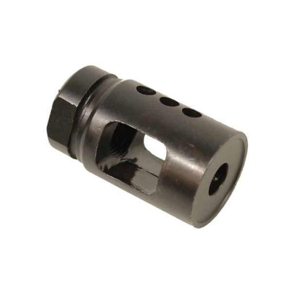 AR15 Mini Compensator Muzzle Brake Device in Steel
