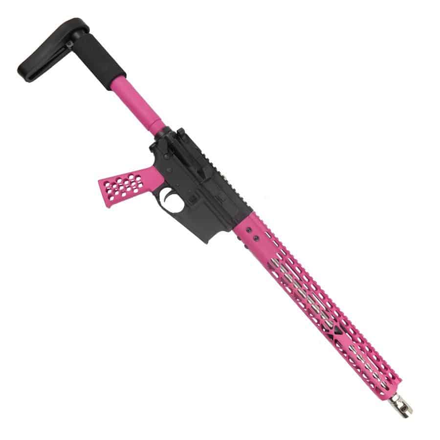 Shop for the AR-15 Pink Upper 5.56 15 inch Airlite KeyMod Slim Profile at V...