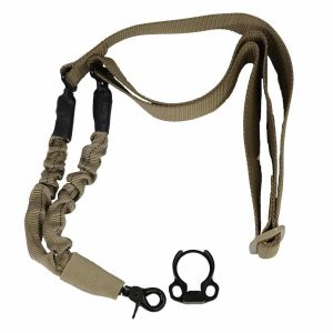 Single Point Bungie Sling With Adapter - Tan