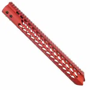 AR15 Warhead Series 15 KeyMod Handguard In Red