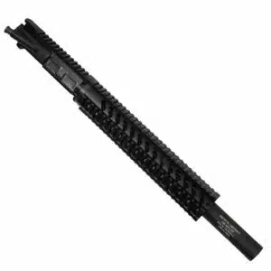 AR-15 5.56 16" Upper With 12" Free Float Quad Rail And Mock Suppressor