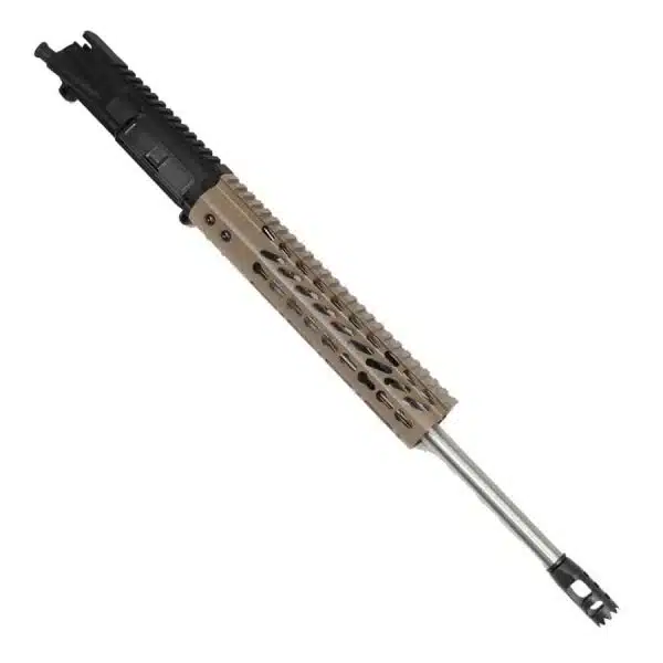 AR-15 Upper with KeyMod Spector Length Carbine Stainless Steel Barrel in Magpul Dark Earth