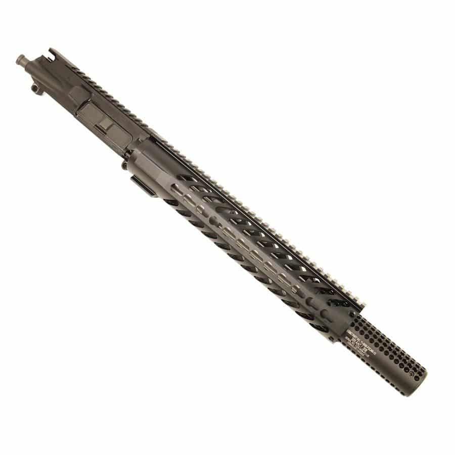 AR15 300 aac Blackout Upper with 12" KeyMod and Socom Fake Suppressor with Holes