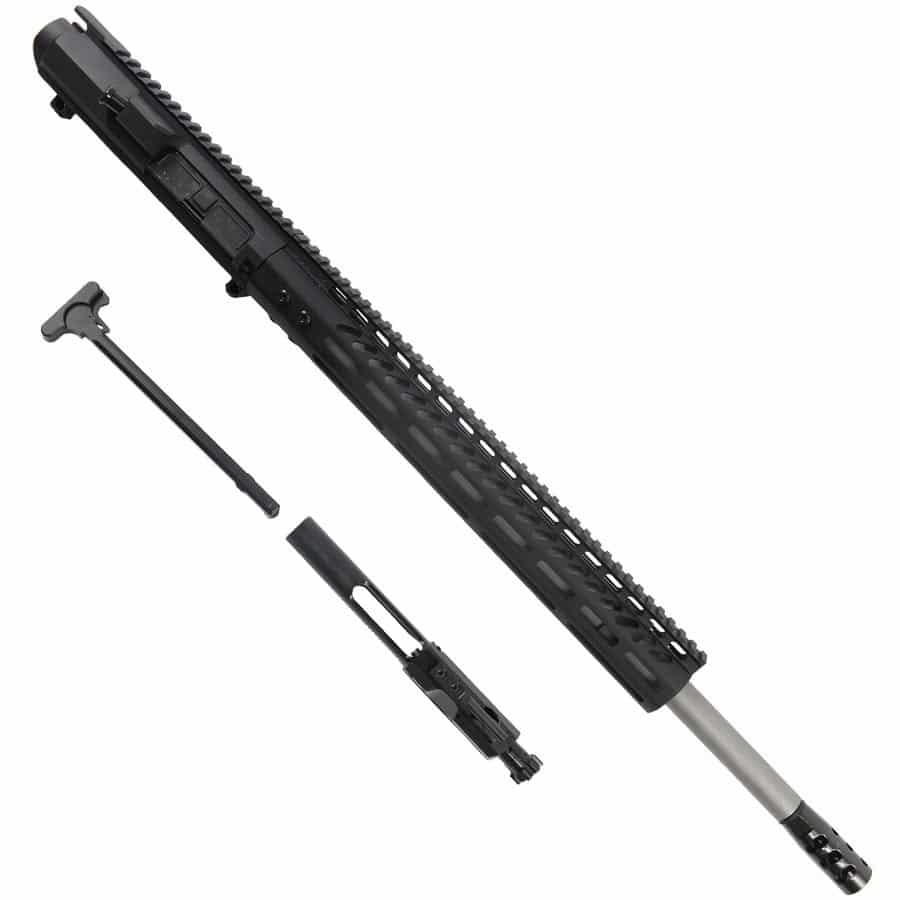 AR 6.5 Creedmoor Upper 15 inch Slim M-Lok Handguard In Black