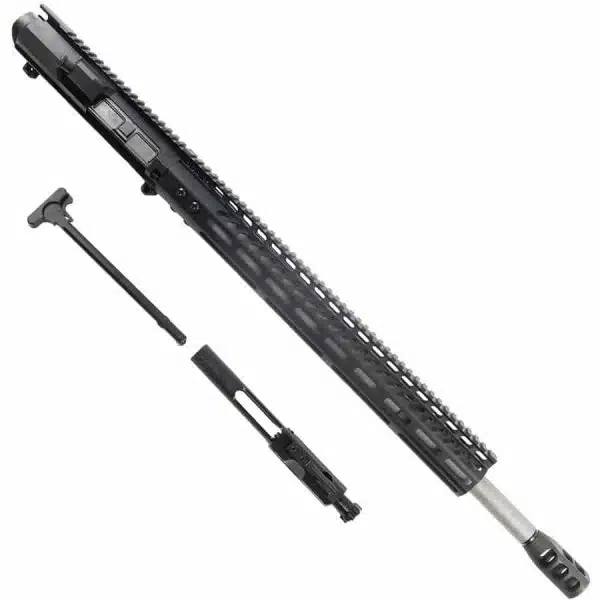AR 6.5 Creedmoor Upper 16.5 inch Slim M-Lok Handguard In Black