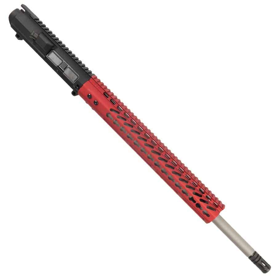 AR 6.5 Creedmoor Upper 15 inch KeyMod Handguard Multiple Colors RED