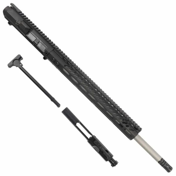 AR 6.5 Creedmoor Upper 15 inch M-LOK Handguard Multiple Colors In Black W/ BCG