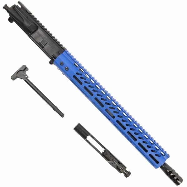 AR15 6.5 Grendel Complete Upper Receiver With 15" M-LOK in Blue