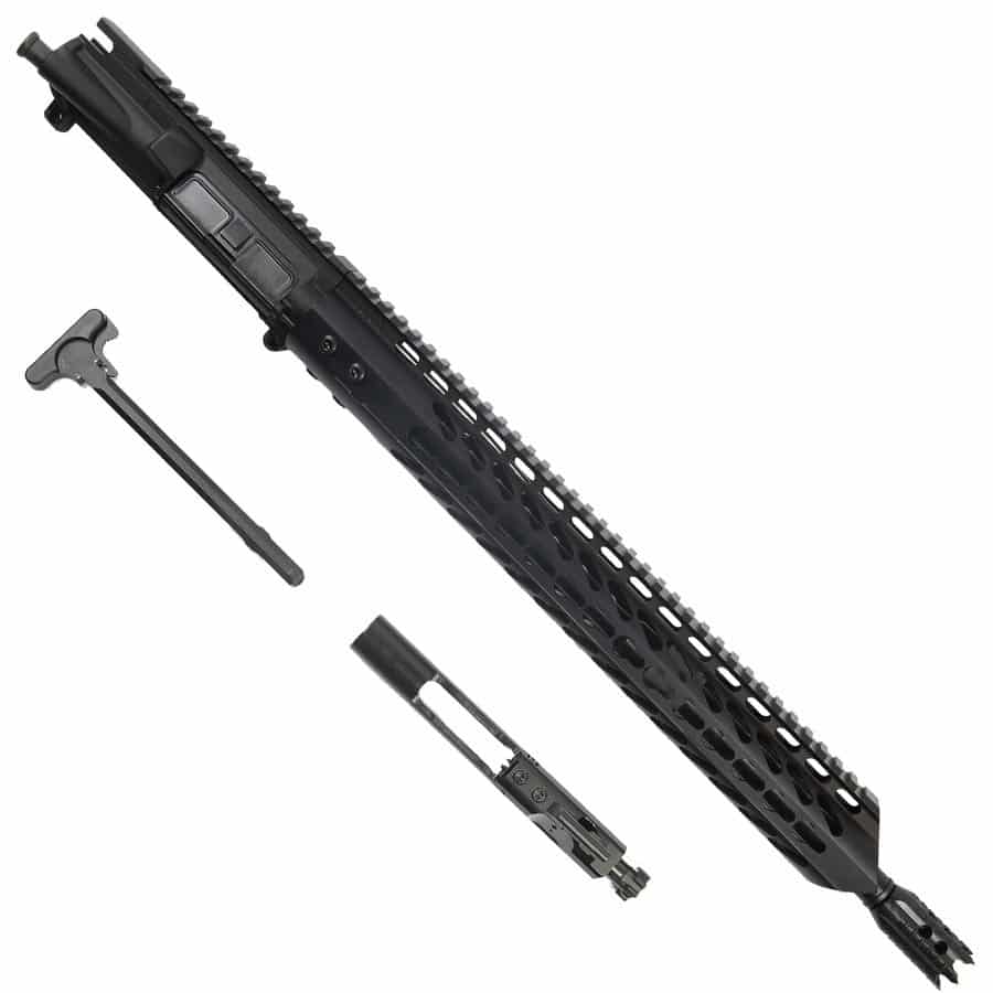 AR15 6.5 Grendel Complete Upper Receiver Warhead Series In Black Keymod