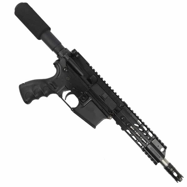 AR-15 Pistol Upper with 4" Octagonal KeyMod and Mini Flash Hider