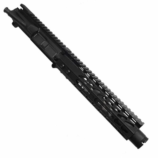AR 15 Pistol Upper 5.56 9" Custom KeyMod Octagonal Handguard With Pig Cone