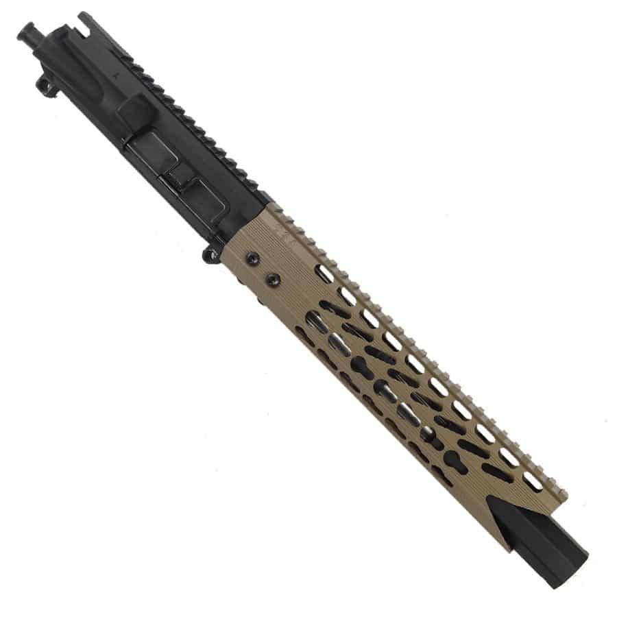 AR 15 Pistol Upper 5.56 10" Custom KeyMod Octagonal "SHARK" version 3