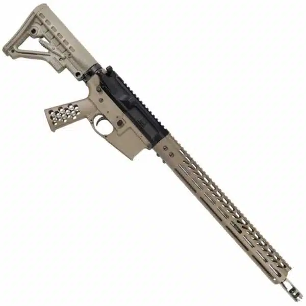 AR-15 5.56 Billet Upper With 15" M-LOK FDE Handguard And Spike Muzzle Comp