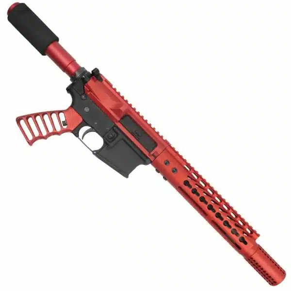 AR15 Red Pistol