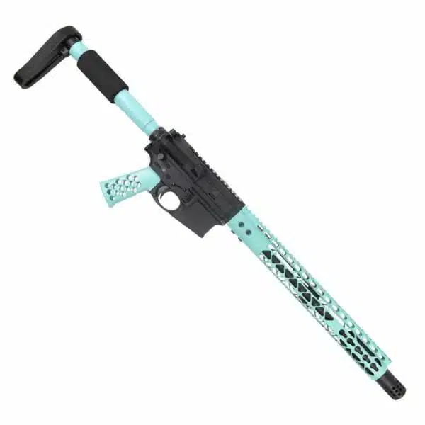 AR-15 5.56 Rifle Upper Set "The Tiffany" in Light Blue MOD-0