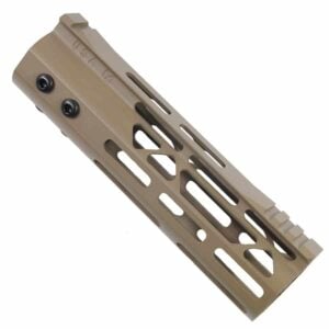 AR15 7 Inch Free Float M-LOK Custom MOD LITE Handguard In FDE