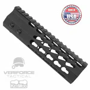 AR15 KeyMod Free Float Super Light octagonal 7" Carbine Length Handguard