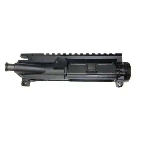 Aero Precision rifle upper receiver with Picatinny rail, dust cover, and forward assist.
