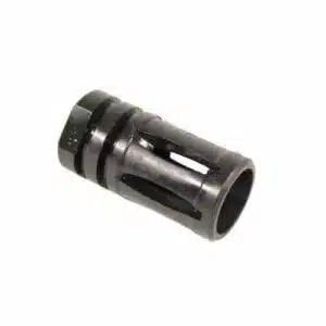 AR-15 A1 Birdcage Flash Hider with hexagonal attachment and venting slots.