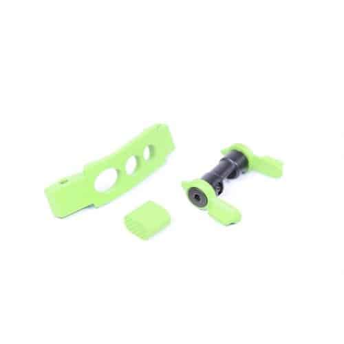 AR-15 Lower Receiver Enhancement Kit In Zombie Green