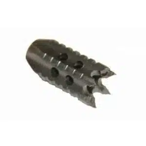 LR308/AR-10 Trident Muzzle Brake for enhanced shooting precision and performance.