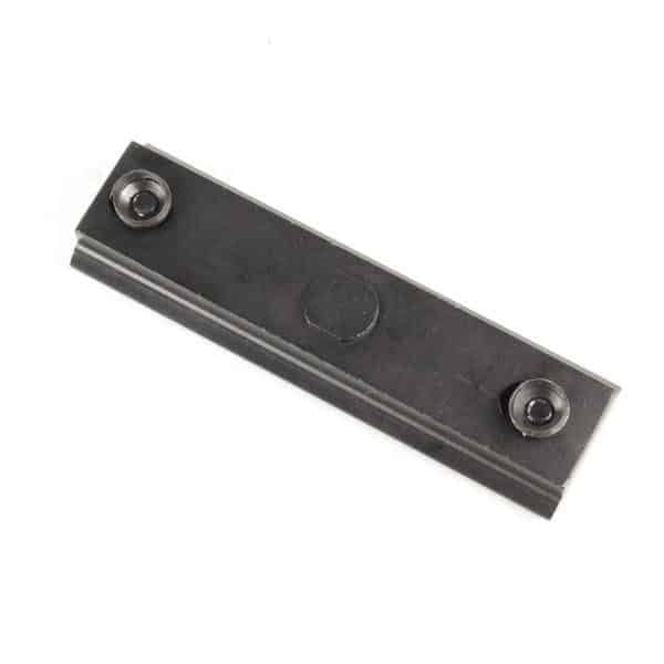 Durable 3-inch KeyMod rail section with screws for secure mounting, featuring a corrosion-resistant finish.