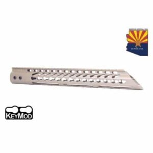 AR15 Slant Nose 15" KeyMod Free Flat handguard In FDE