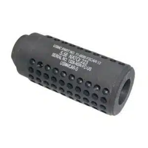 3-inch Mini Socom Fake Suppressor with precision holes for tactical firearms.