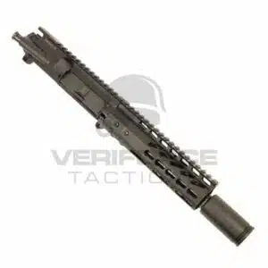 Veritas Tactical AR-15 Upper Receiver 5.56mm, 7 KeyMod Handguard, Dark Finish.