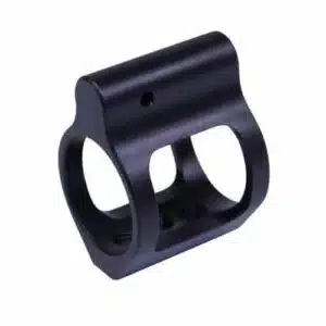 AR15 Skeletonized Steel Low Profile Gas Block - Multiple Colors Black